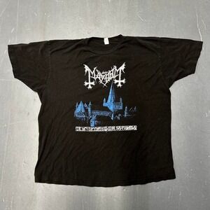 Mayhem black metal band graphic tee shirt tshirt Size 2x